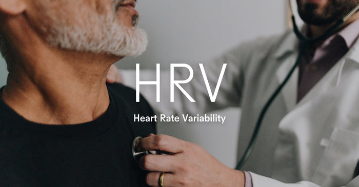 Doctor measuring heart rate variability (HRV)