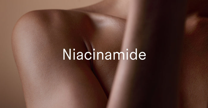 A close up of skin with the title 